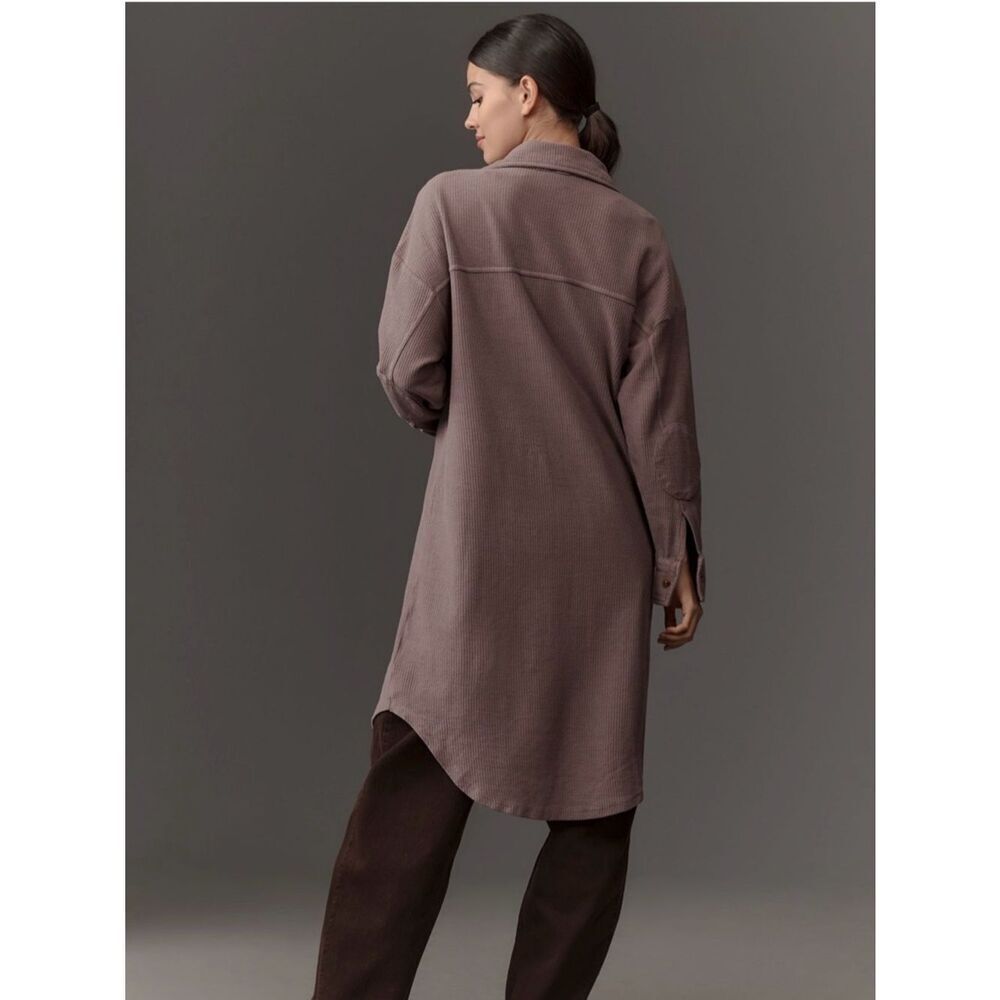 NWOT Anthropologie Pilcro Duster Shacket Lilac Size XS - Picture 2 of 4